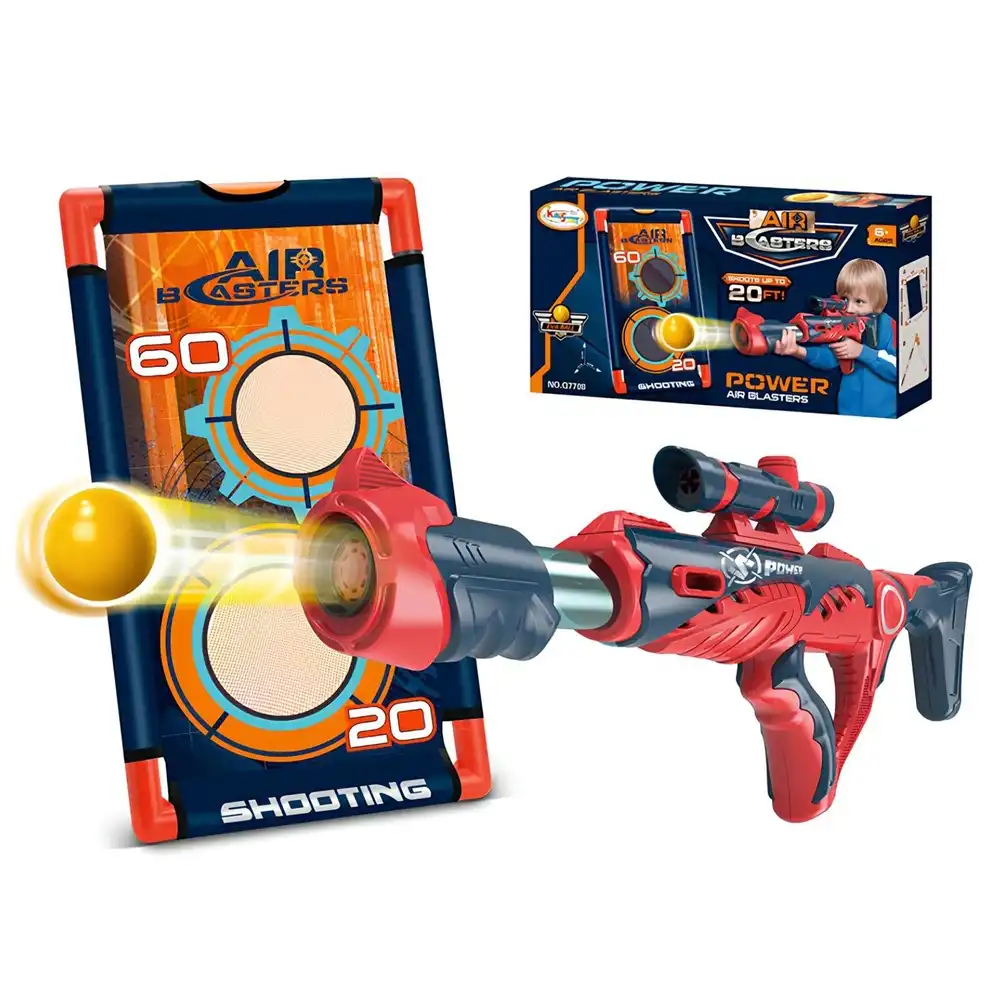 King Sport - Power Air Blaster with Target & 12 Soft Ball - Q7708