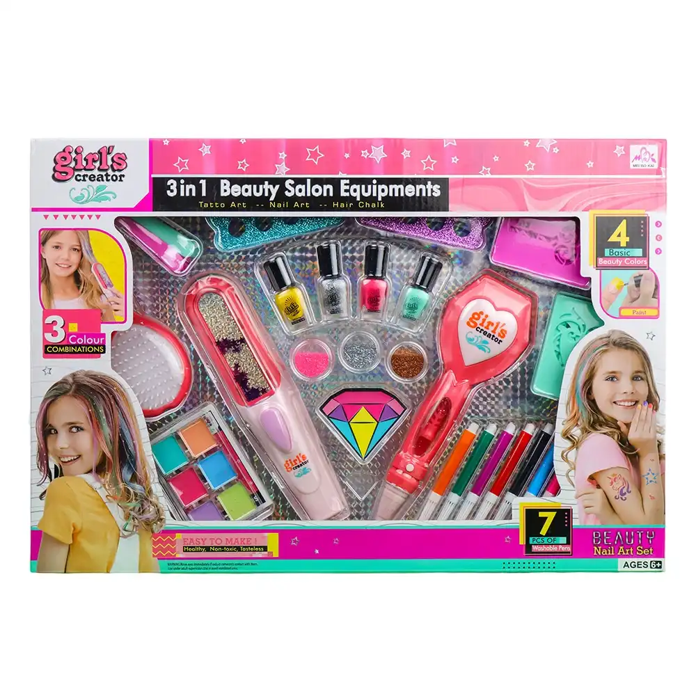 Girls Creator 3 in 1 Beauty Salon Equipments - MKB-375