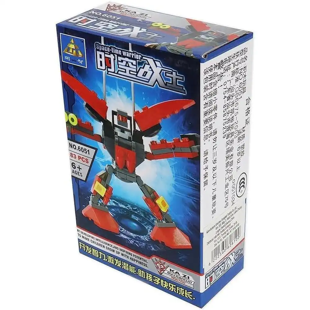 General Characteristics Blocks Mechanism Warrior 83 Pieces - 6051