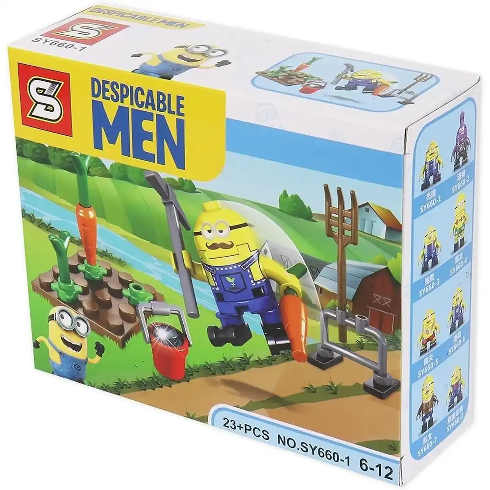 Despicable Men Minions Building Set 23 Pieces - SY660-1