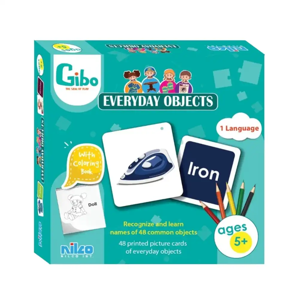 Nilco - Educational Cards Everyday Objects 48 Pieces - 20344