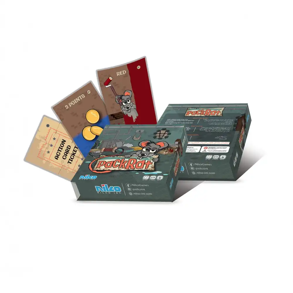 Nilco - Pack Rat Cards Game - 20504