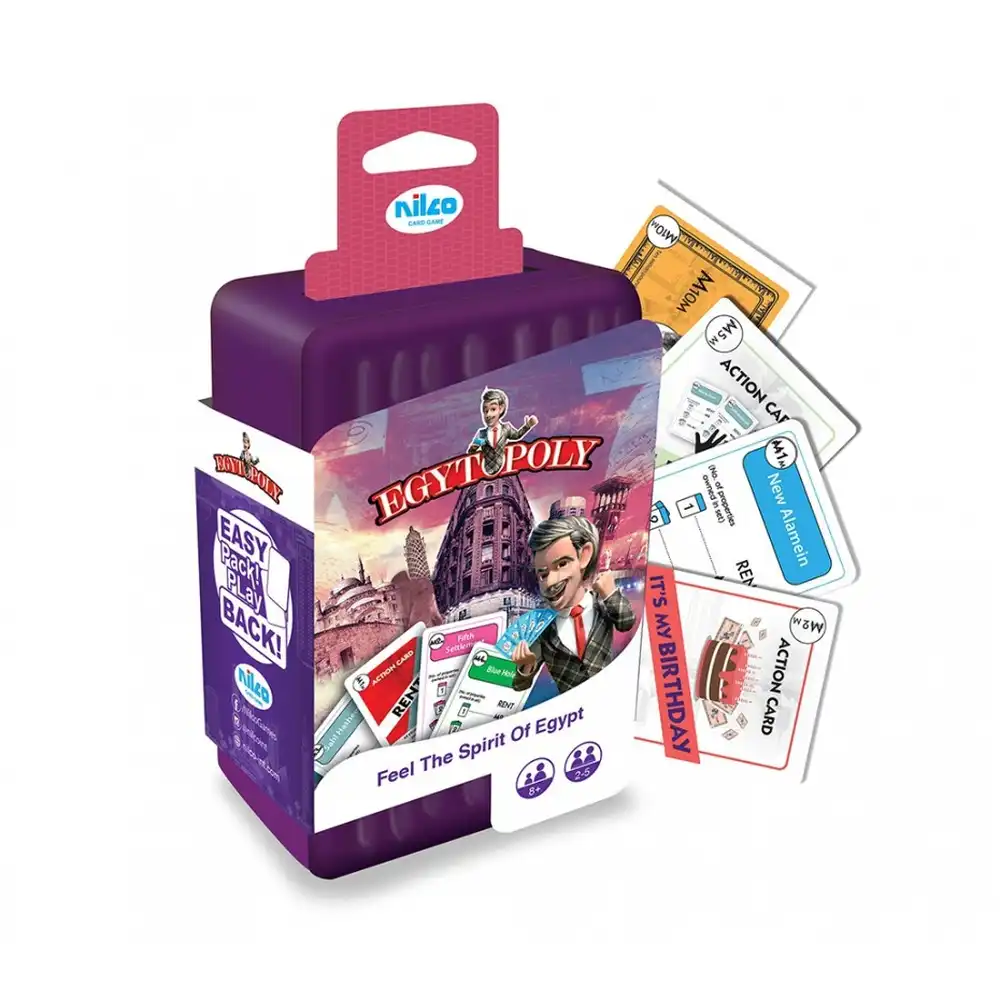 Nilco - Egytopoly Card Game Box - 20559