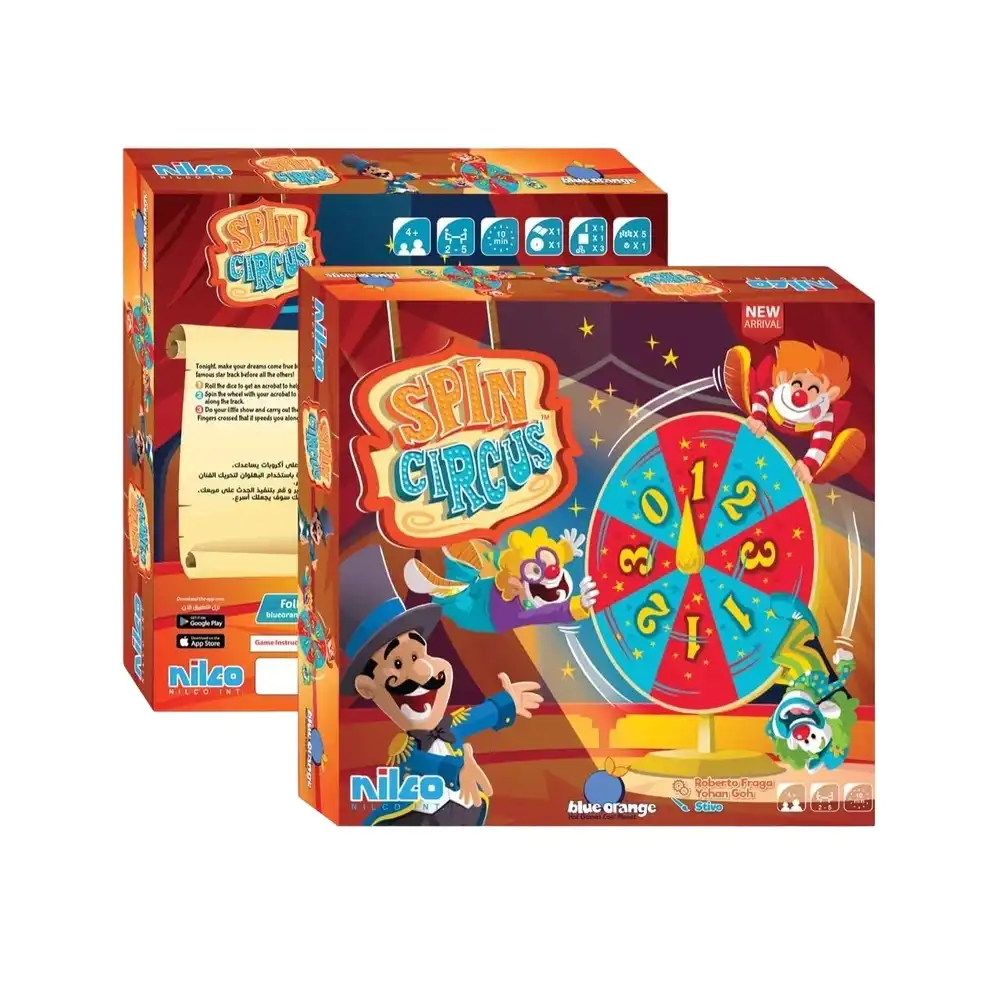Nilco - Spin Circus Board Game - 21570