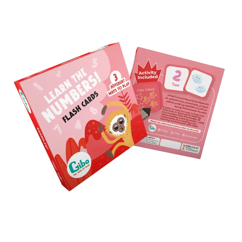 Nilco - Gibo flash card learn to count - 21686