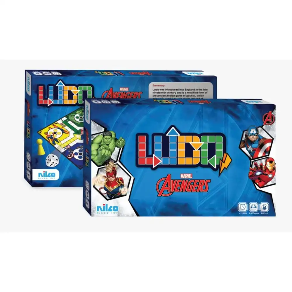 Nilco - Avengers Ludo Board Game - 321976