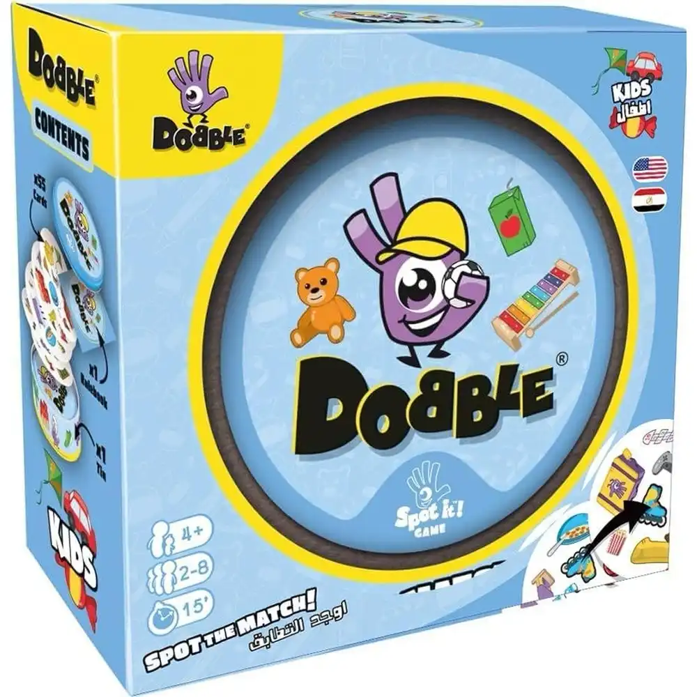 Nilco - Cyan Dobble Spot The Match Card Game for Kids - 22973