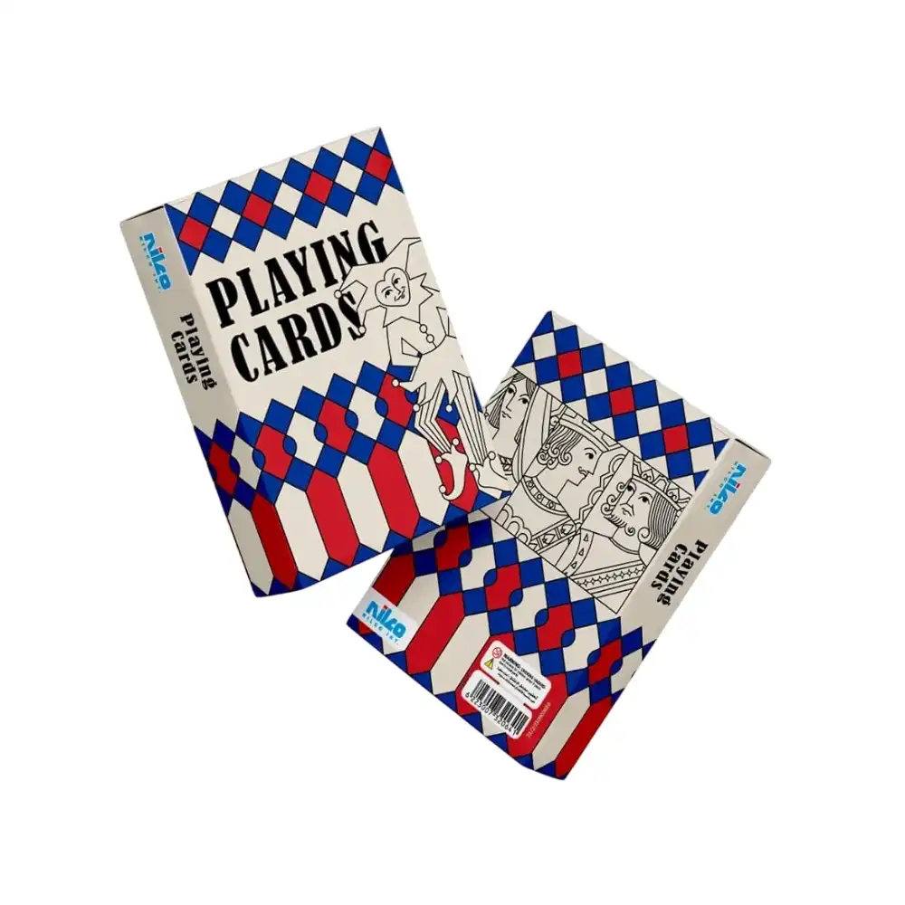 Nilco - Premium Playing Cards - Red and Blue - 23574