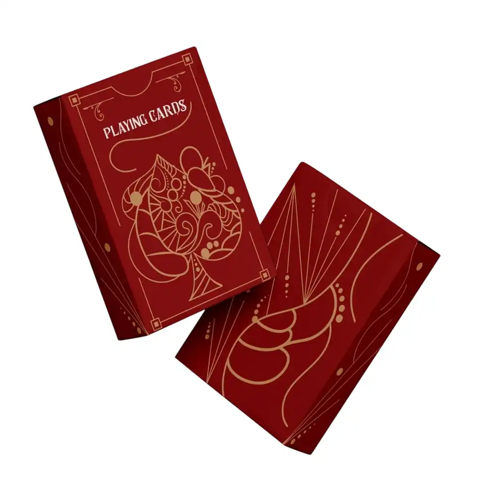 Nilco - Premium Playing Cards - Dark Red - 23611