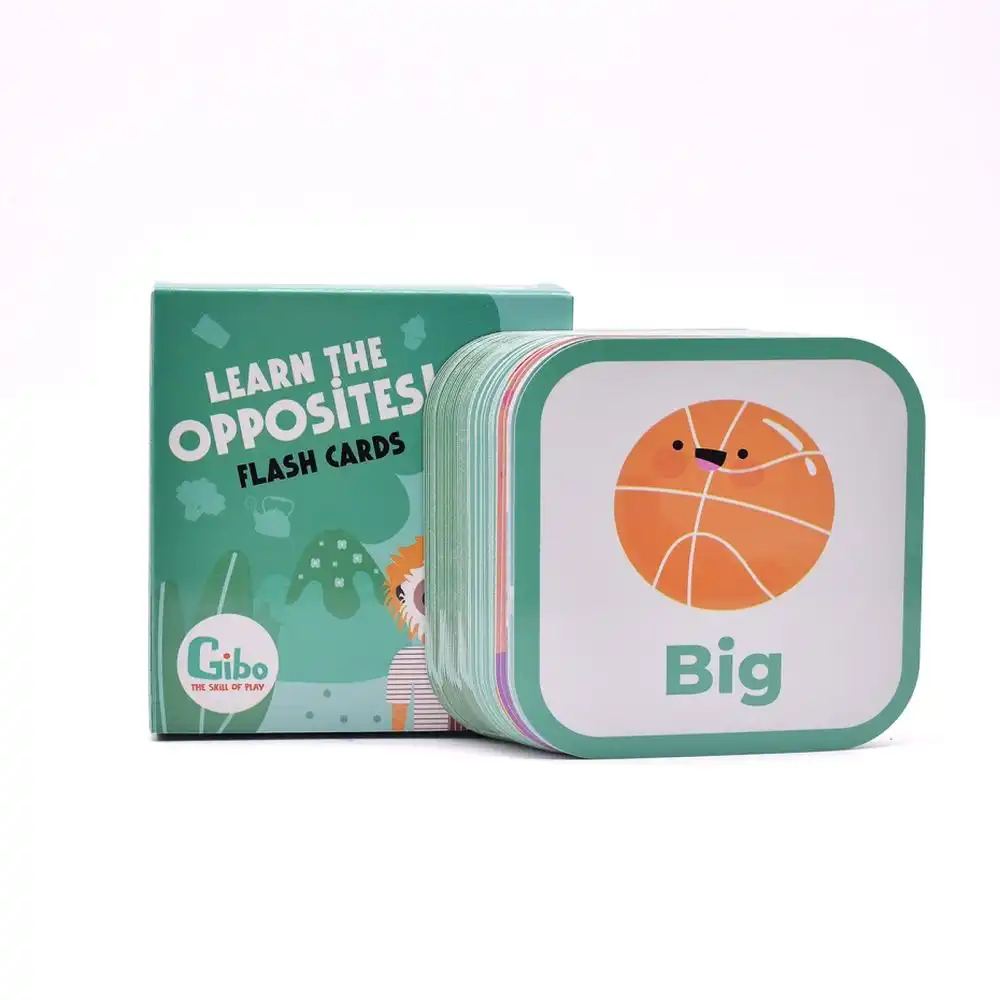 Nilco - Gibo Learn The Opposites Flash Cards - 3697
