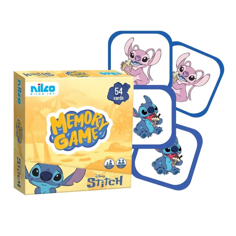 Nilco - Disney Stitch Memory Game Cards - 23956