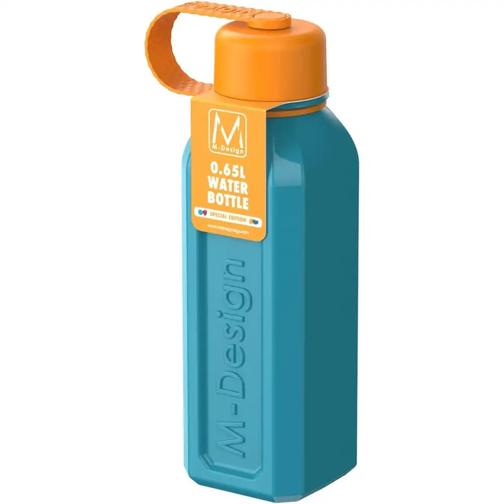M-Design - Water Bottle 0.65 Liter Special Edition - Blue & Orange - 1246