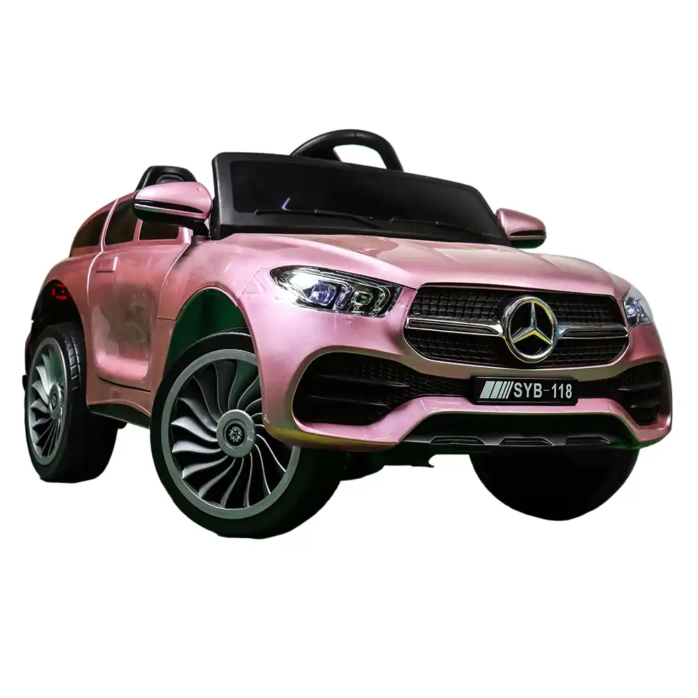 Sterling Ride-on Car for Kids with Remote Control - Metallic Pink - SYB-118K