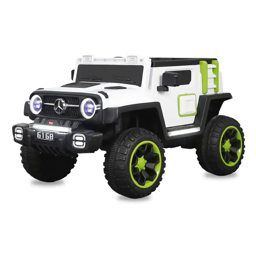 Nightshade Electric Rides on Car for Kids with Remote Control - White - 6168