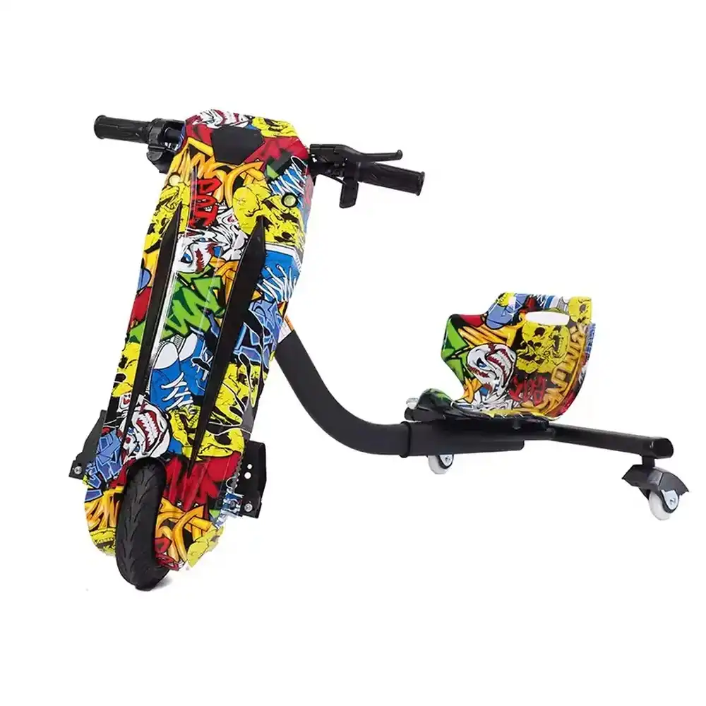 Alpha Electric Rides on Drift Scooter 36V 3.6A - Colorful Joker - BD-050A