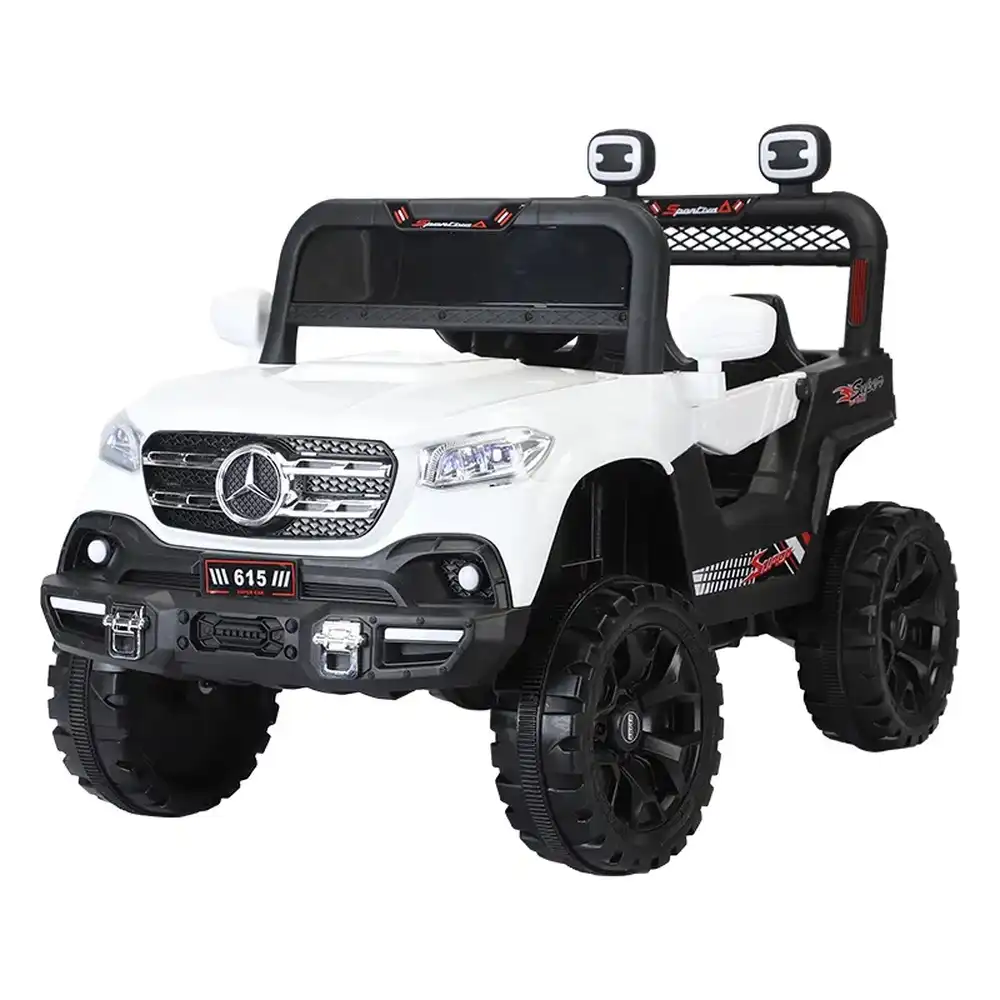 Mercedes GLS Electric Rides on Car for Kids with Remote Control - White - A615