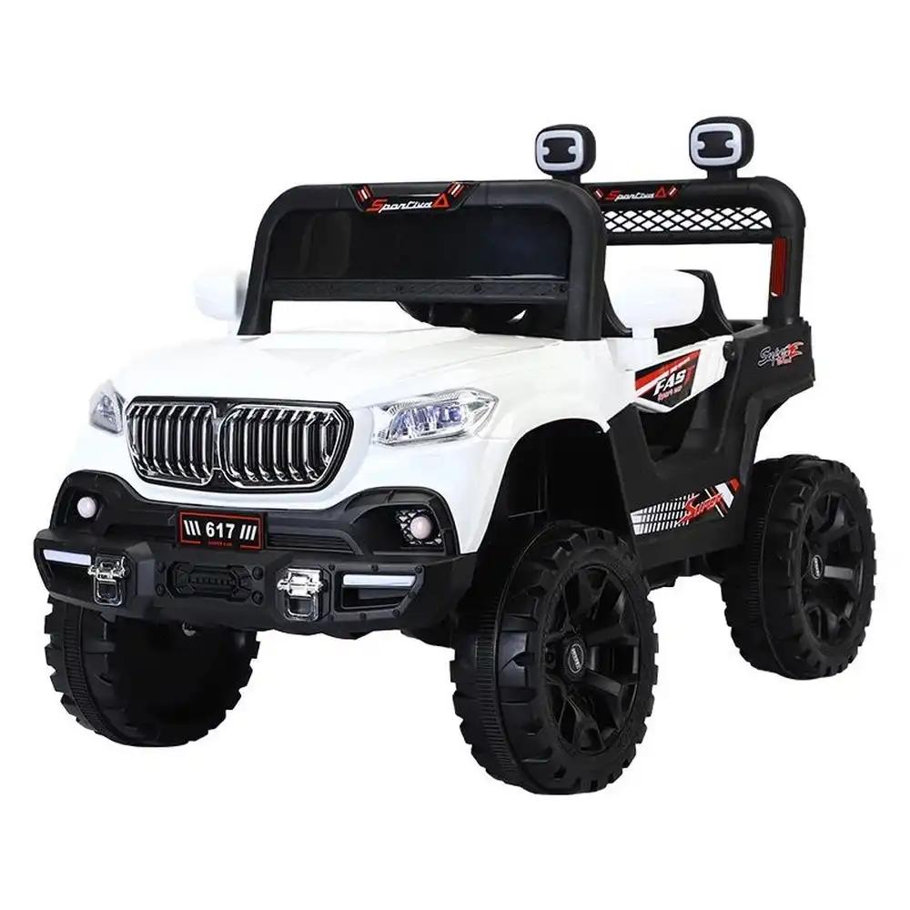 BMW Electric Rides on Car for Kids with Remote Control - White - 617