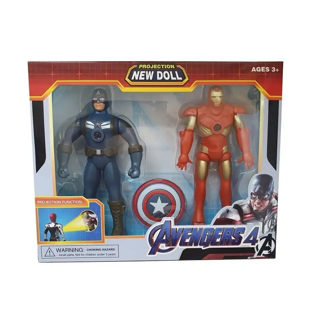 Avengers Projection Characters Iron-Man and Captain America - 0891B-1-2
