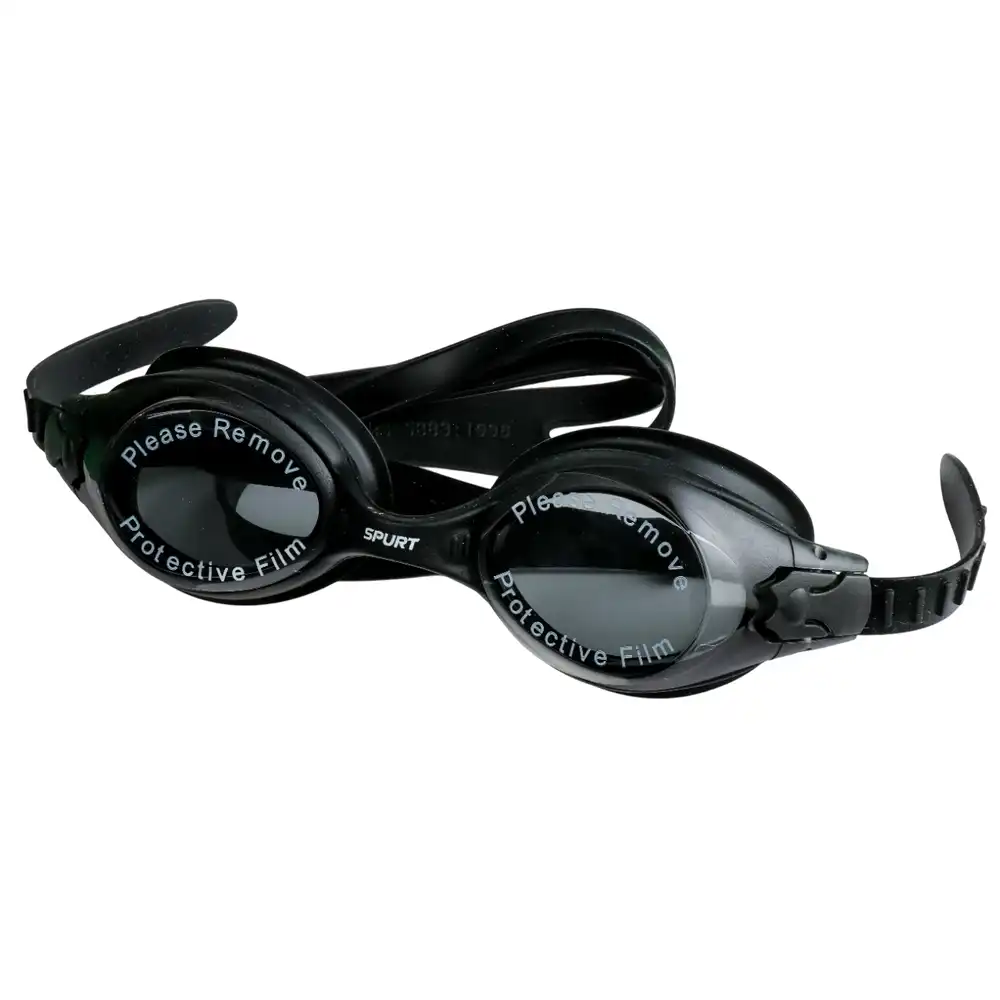Spurt Swimming Glasses Adult - Black - SIL 21 AF-1