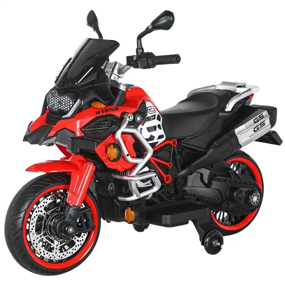 Polar Electric Ride-on Motorcycle for Kids - Red - WN-259