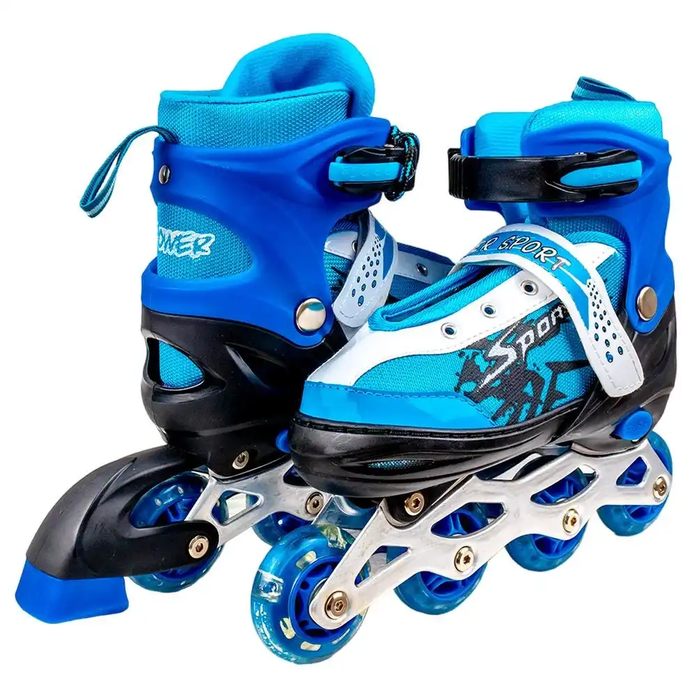Sports Skate Shoes Medium Size (35-38) - Blue - 4002M