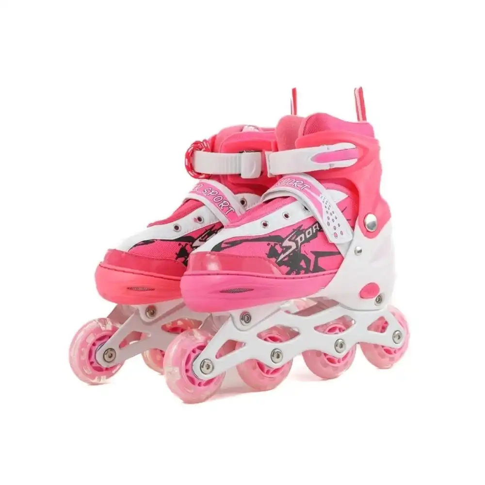 Sports Roller Skate Shoes Small Size (31-34) - Pink - 4002S
