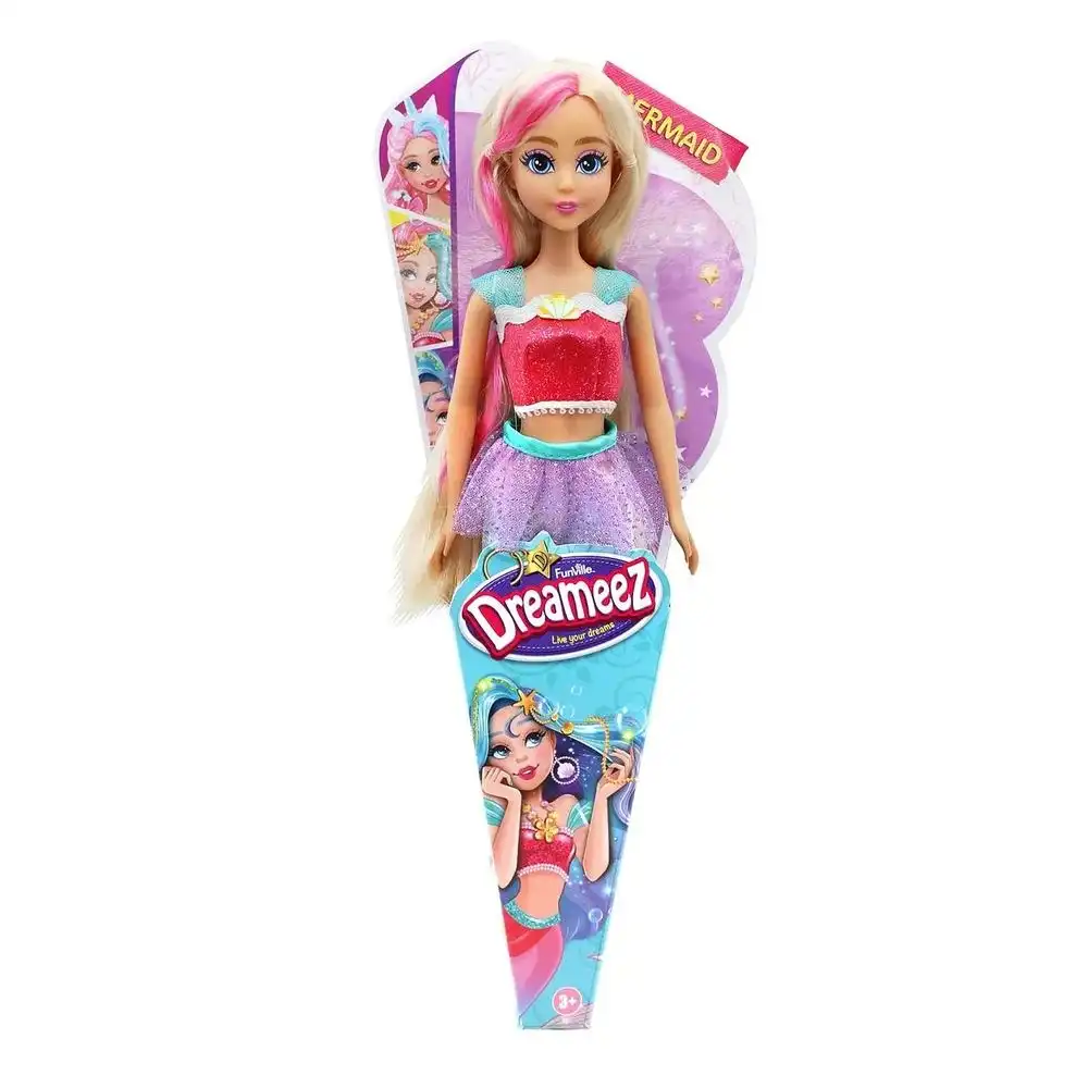FunVille - Dreameez Mermaid Doll With Her Pink Top - 81039