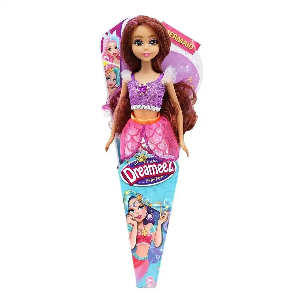 FunVille - Dreameez Mermaid Doll With Her Purple Top - 81039