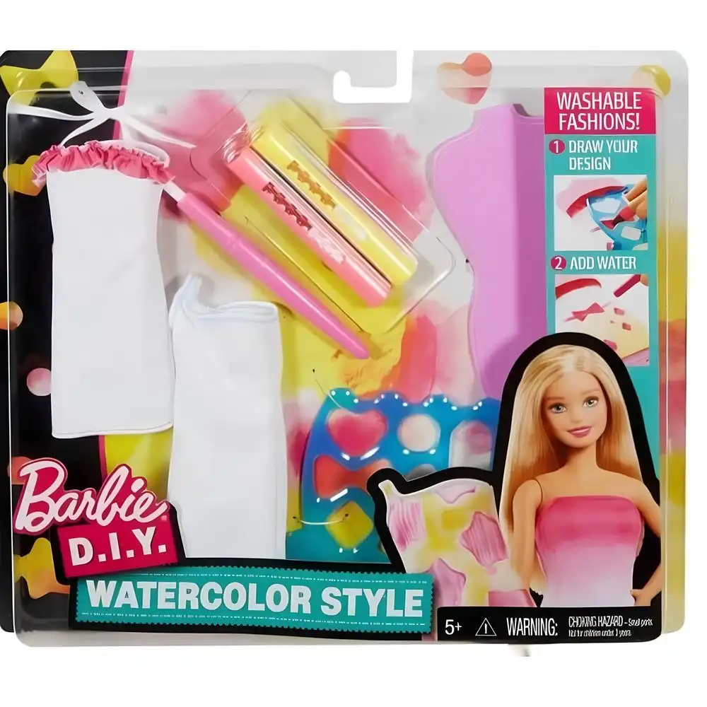 Barbie D.I.Y Water Color Doll - Yellow - DWK51