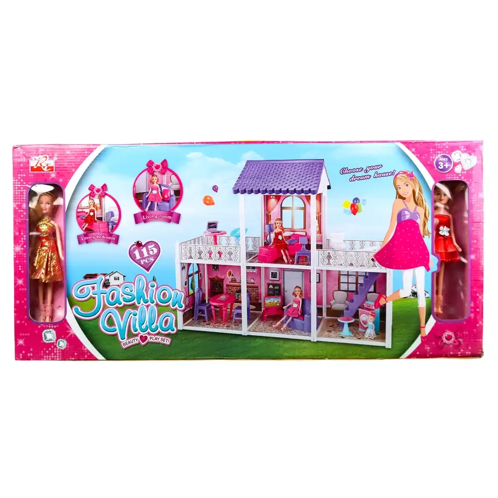 Fashion Villa Beauty Play Set 115 Pieces - 01010-972