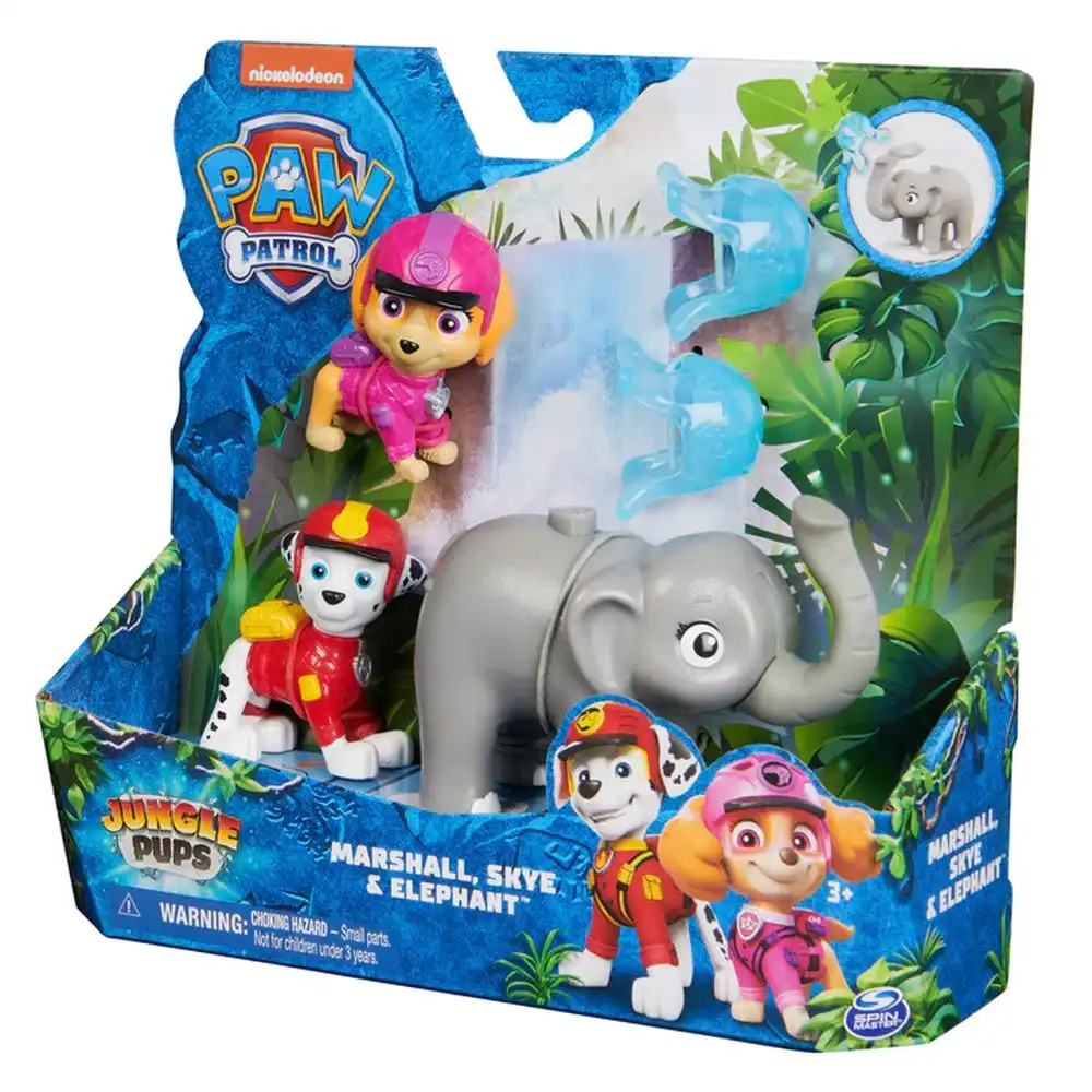 Spin Master - PAW Patrol Jungle Pups, Marshall, Sky & Elephant - 6068630