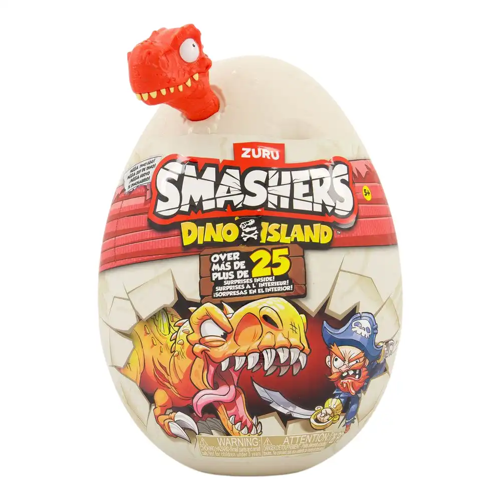 Zuru - Smasher Egg Dino Island 25 Surprise Inside - Red - ZUR-7487