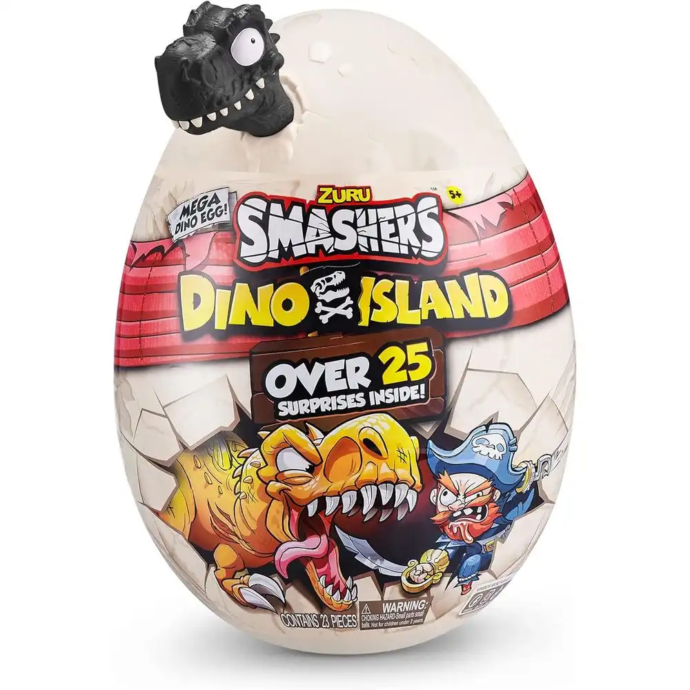 Zuru - Smasher Egg Dino Island 25 Surprise Inside - Gray - ZUR-7487