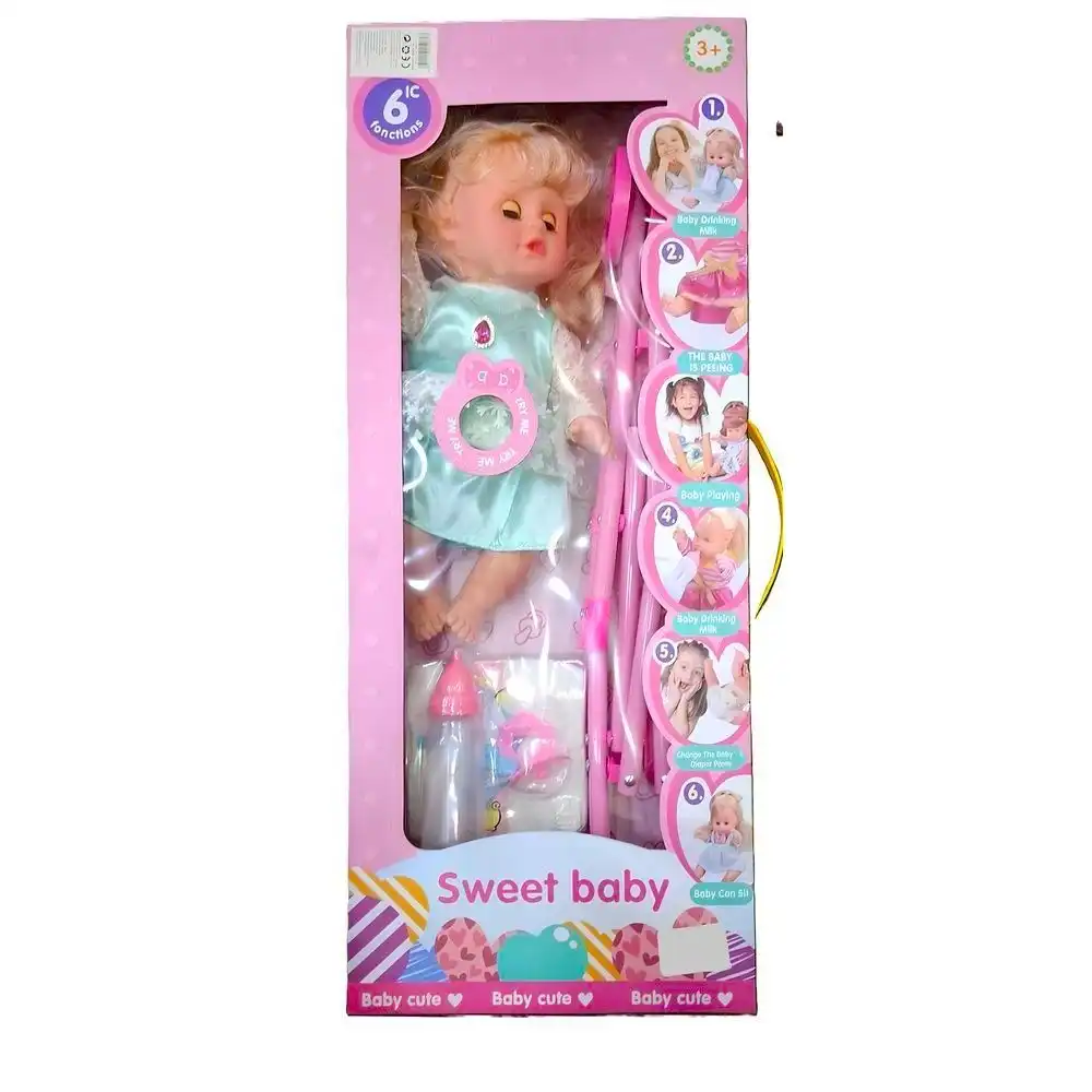 Baby Cute Sweet Baby Doll - Cyan - 3053