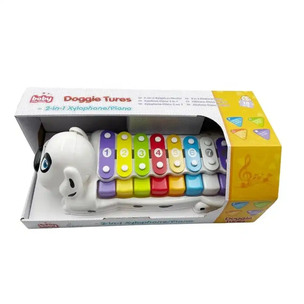 Baby Play Center Doggie Truers 2 in 1 Xylophone & Piano - WA1215