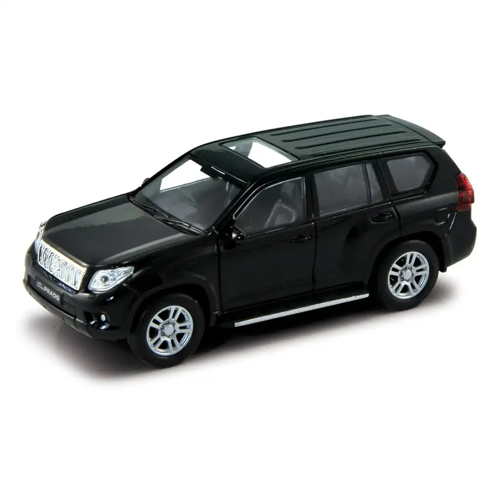 Welly - Toyota Land Cruiser Prado 1/64 Diecast Model - Black - 52285