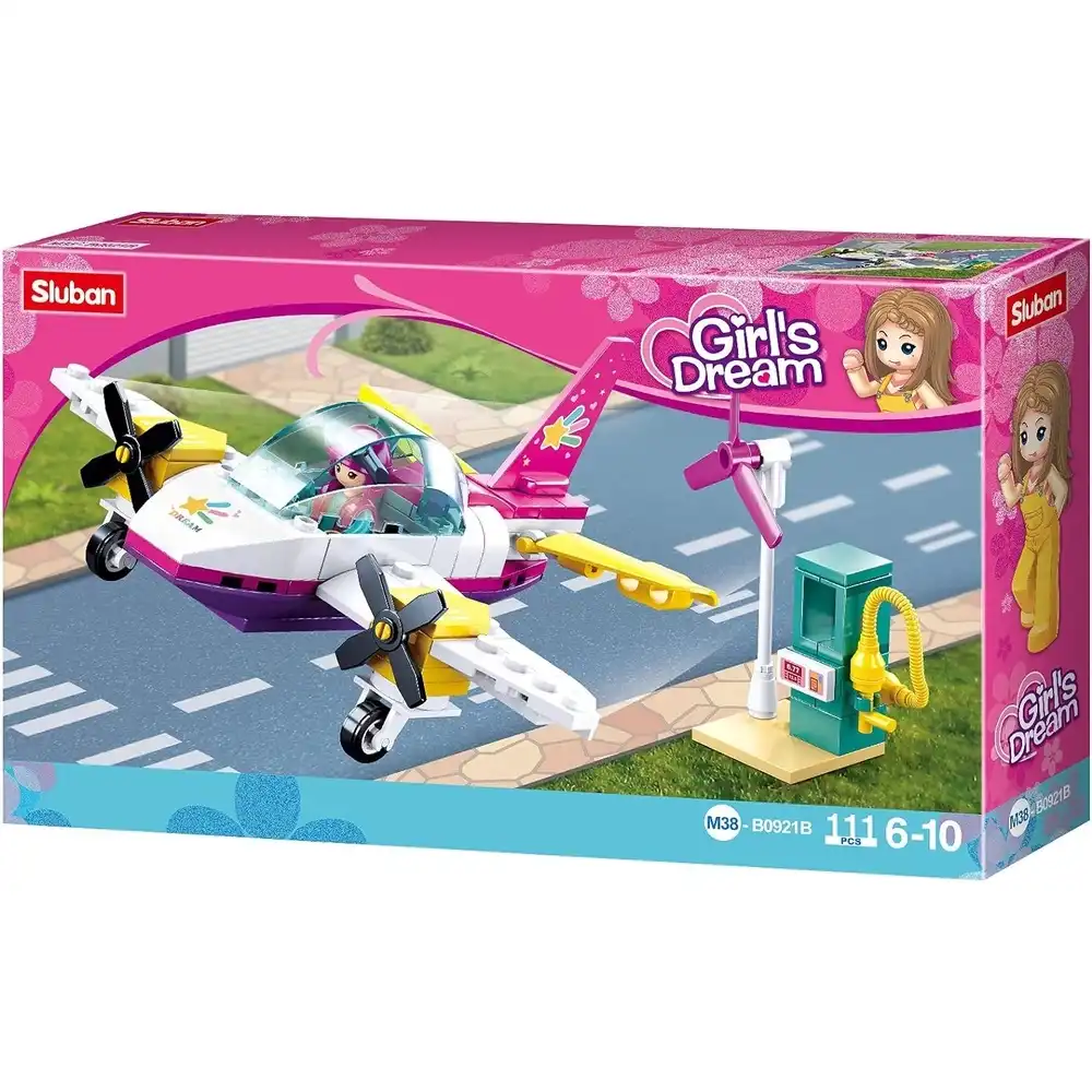 Sluban - Girls Dream Private Plane 111 Pieces - M38-B0921B