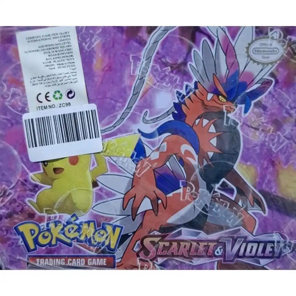 Pokemon Trading Card Scarlet & Violet Metal Box- ZC98