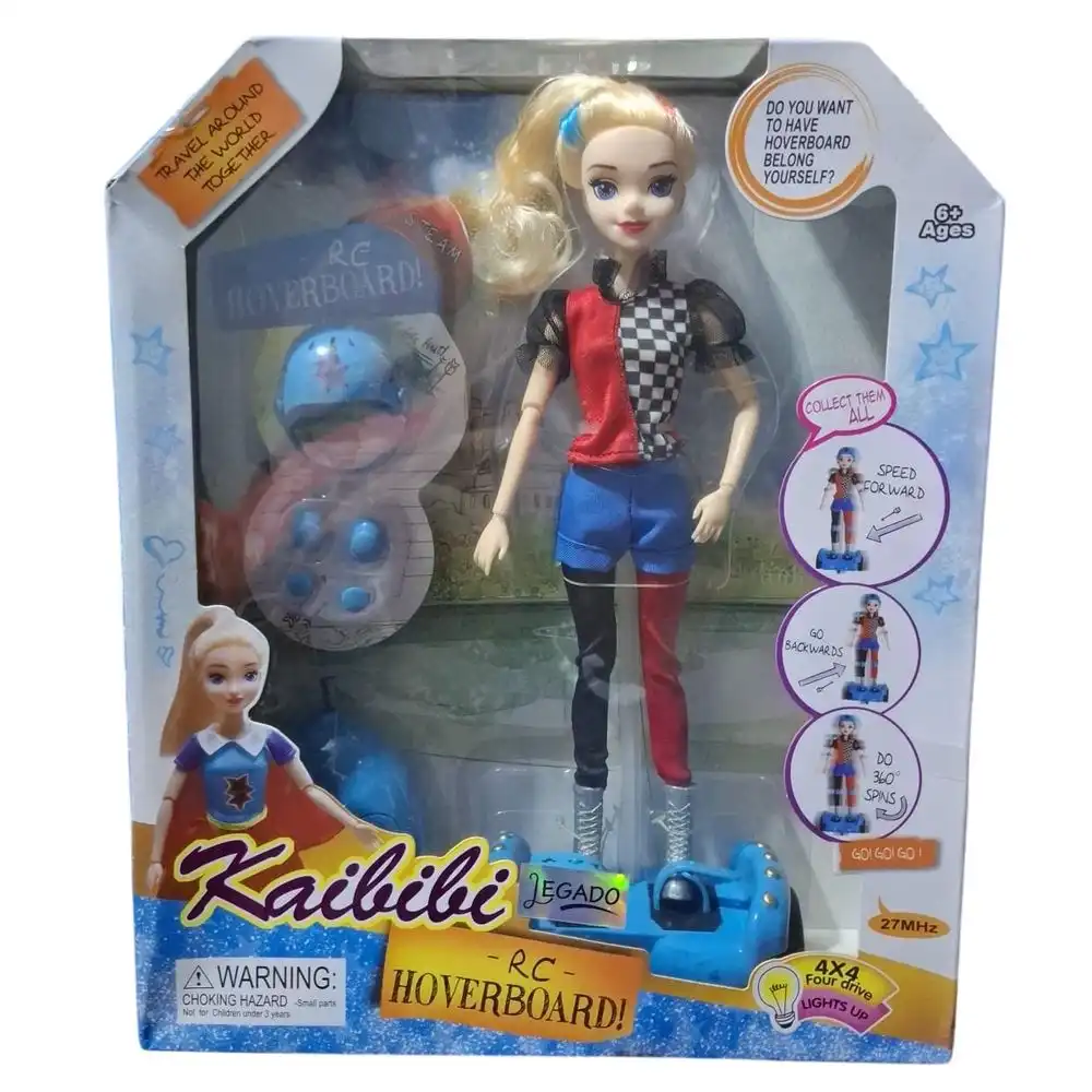 Kaibibi Fashion Doll Super Hero with Hoverboard and Remote Control - BLD108