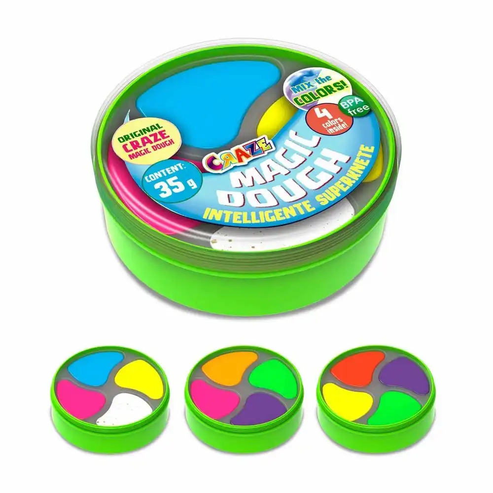 Craze - Magic Dough 4 Colors Inside - 15391