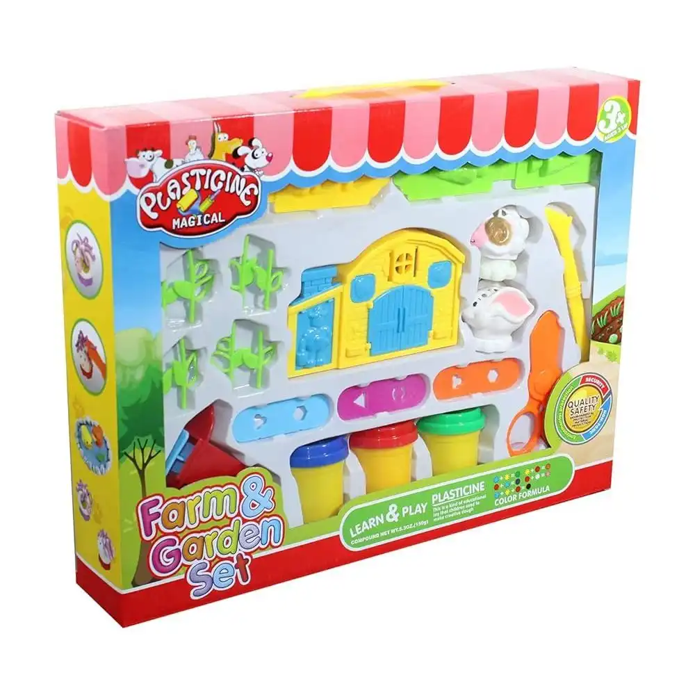 Plasticine Magical Farm & Garden Dough Set - 3571