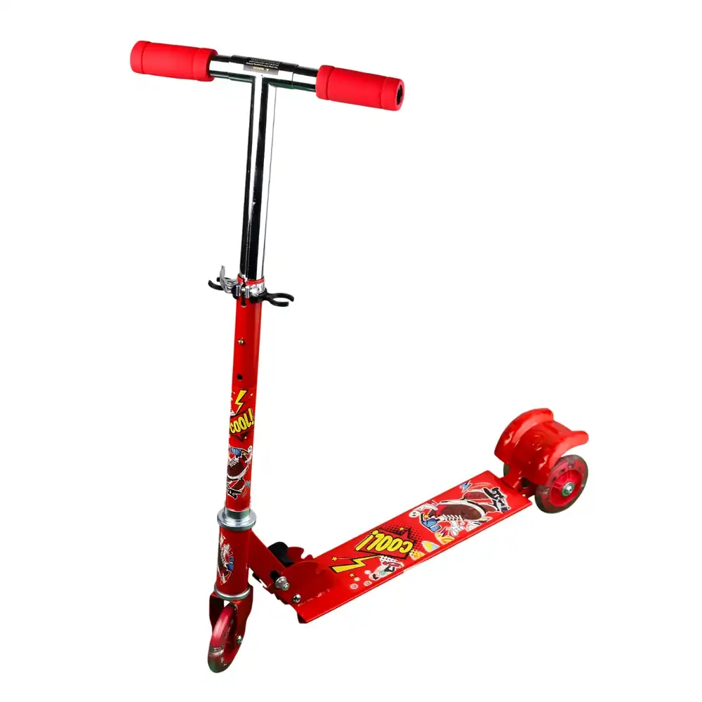 Cool Design Foldable WCL Wheels Red Scooter - 666F