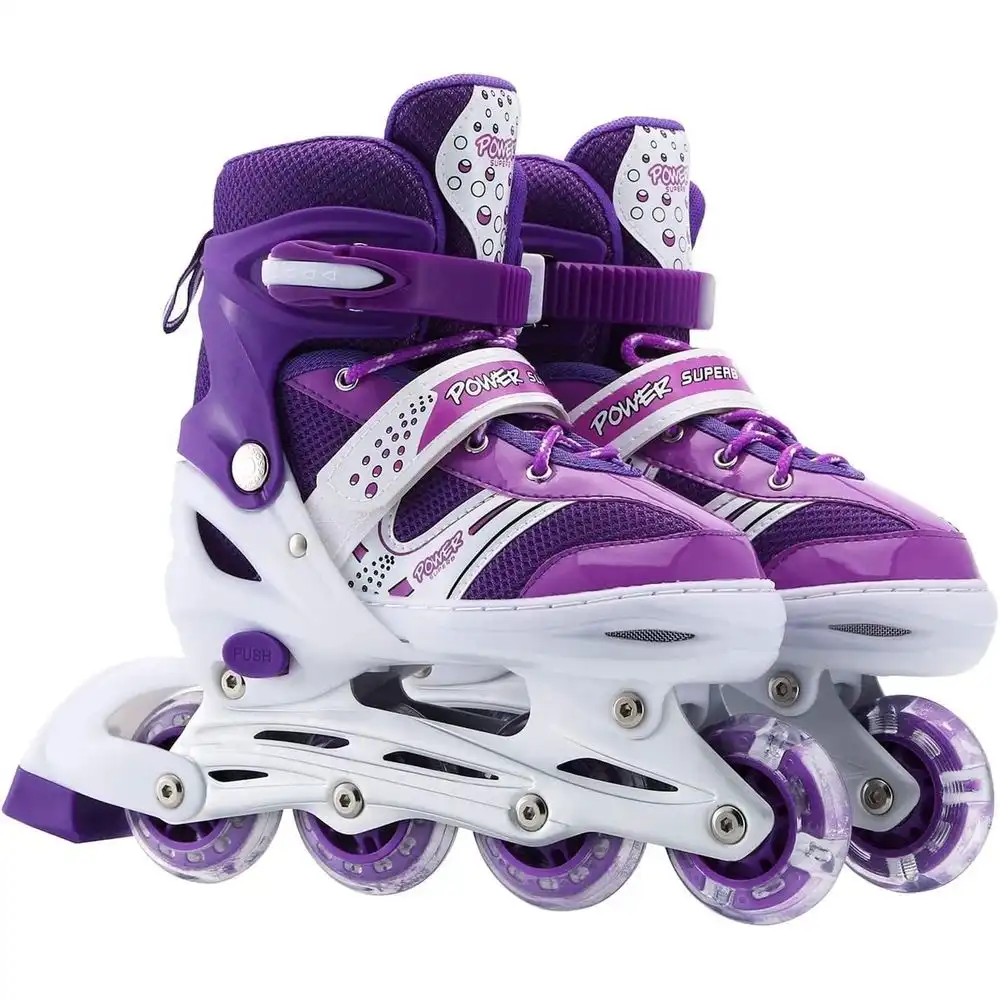 Roller Skate Shoes for Kids Medium Size - Purple - SKPR-MD