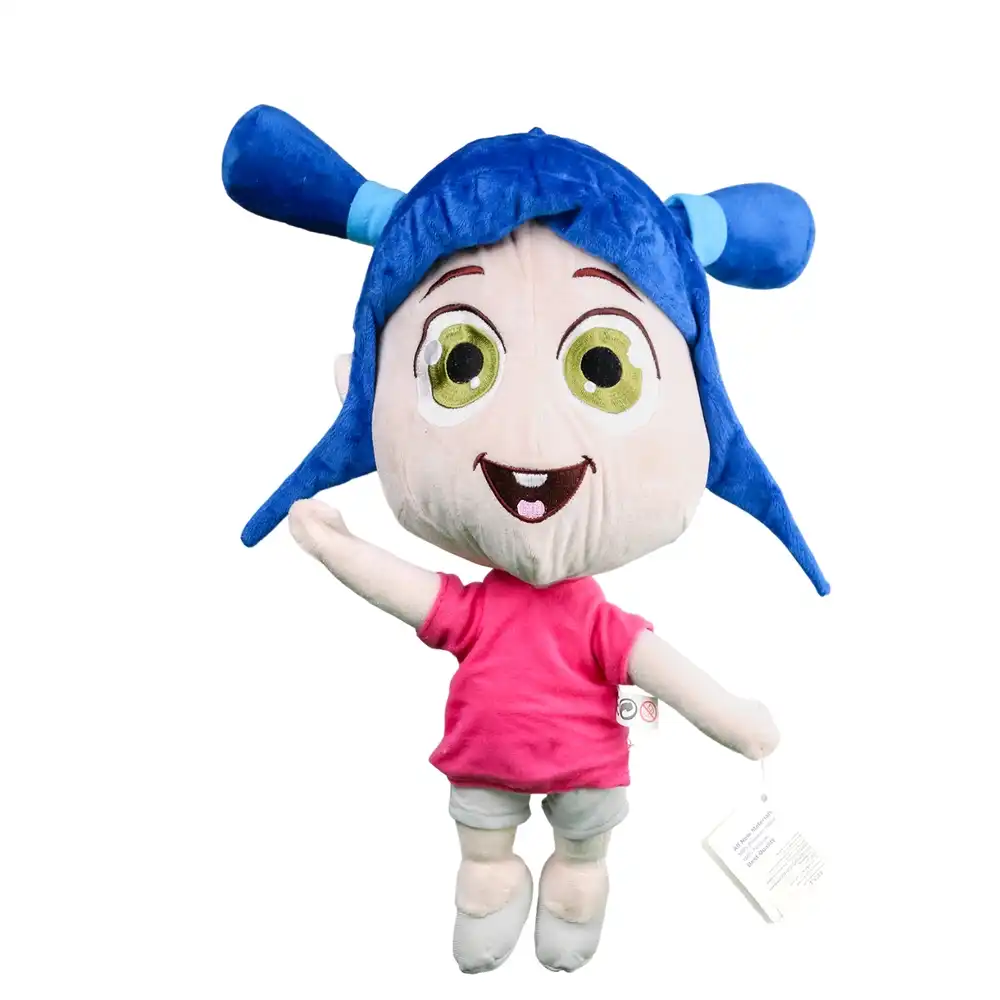 Loly Soft Toy Fiber Doll with Pink Shirt & Beige Pants - 11247