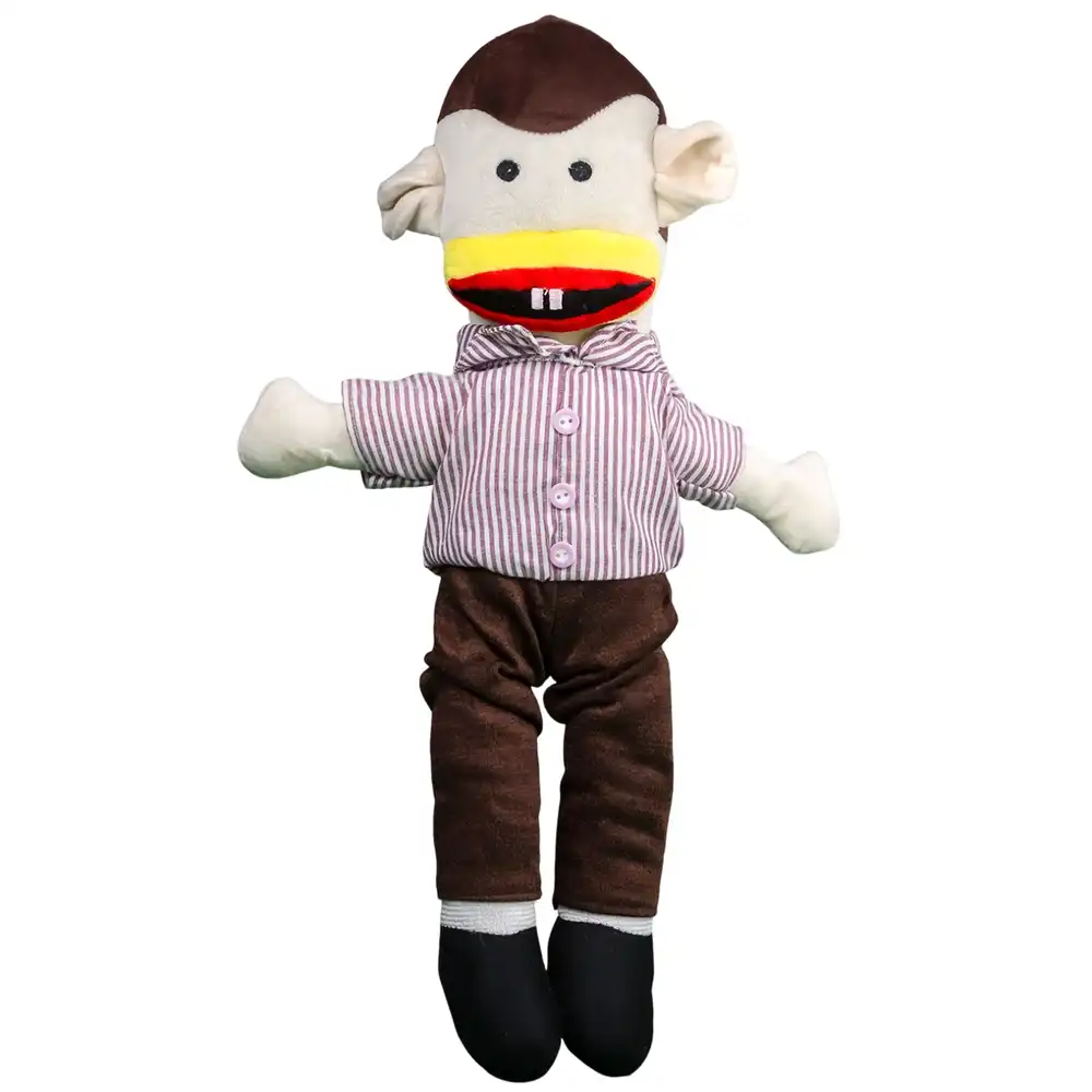 Boogey Soft Toy Fiber Doll with Brownline Shirt & Black Pants Size 3 - 11240