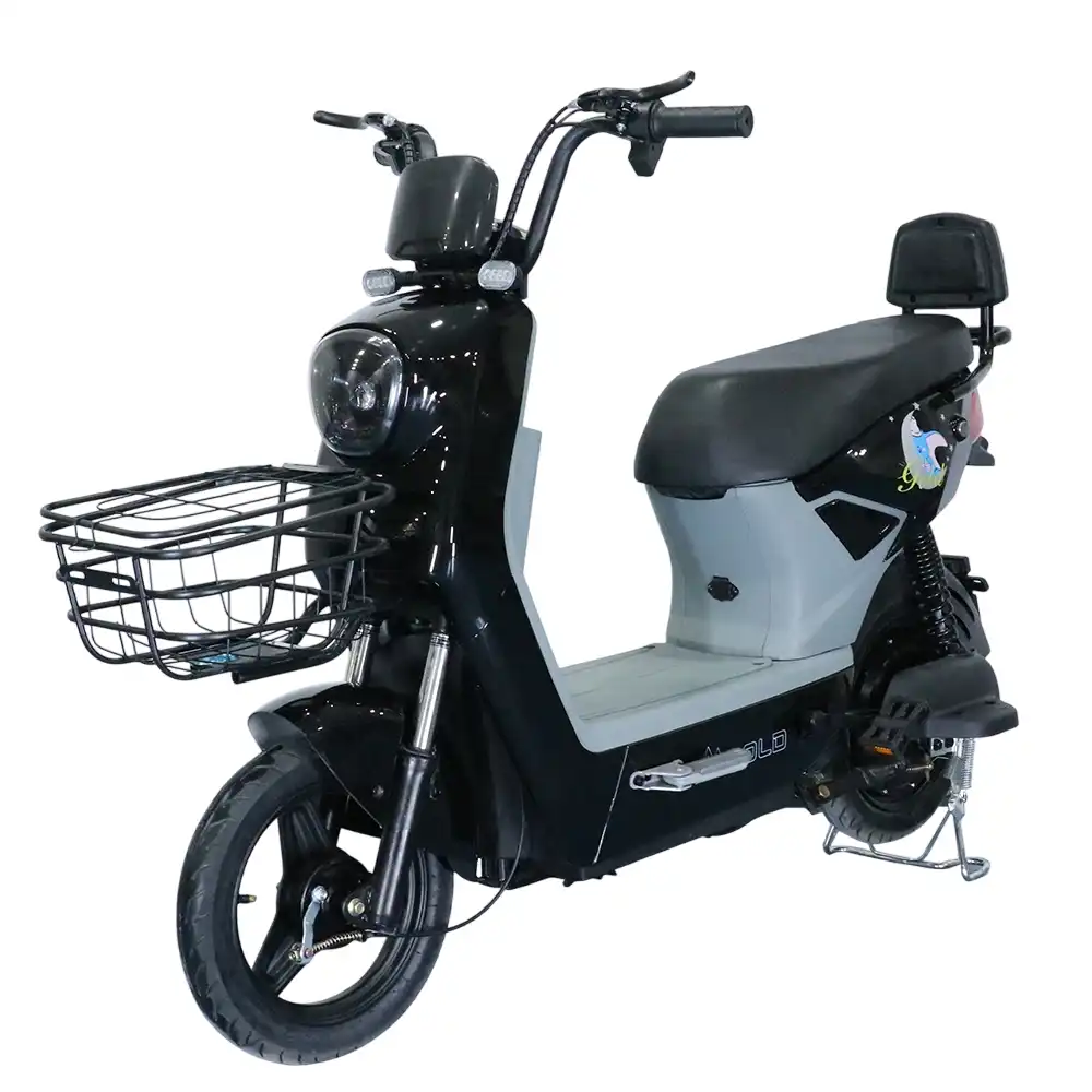 Ideal Electric Ride-on Scooter 14 Inch Tires 48V 12A 350W - Black - IDL-WS