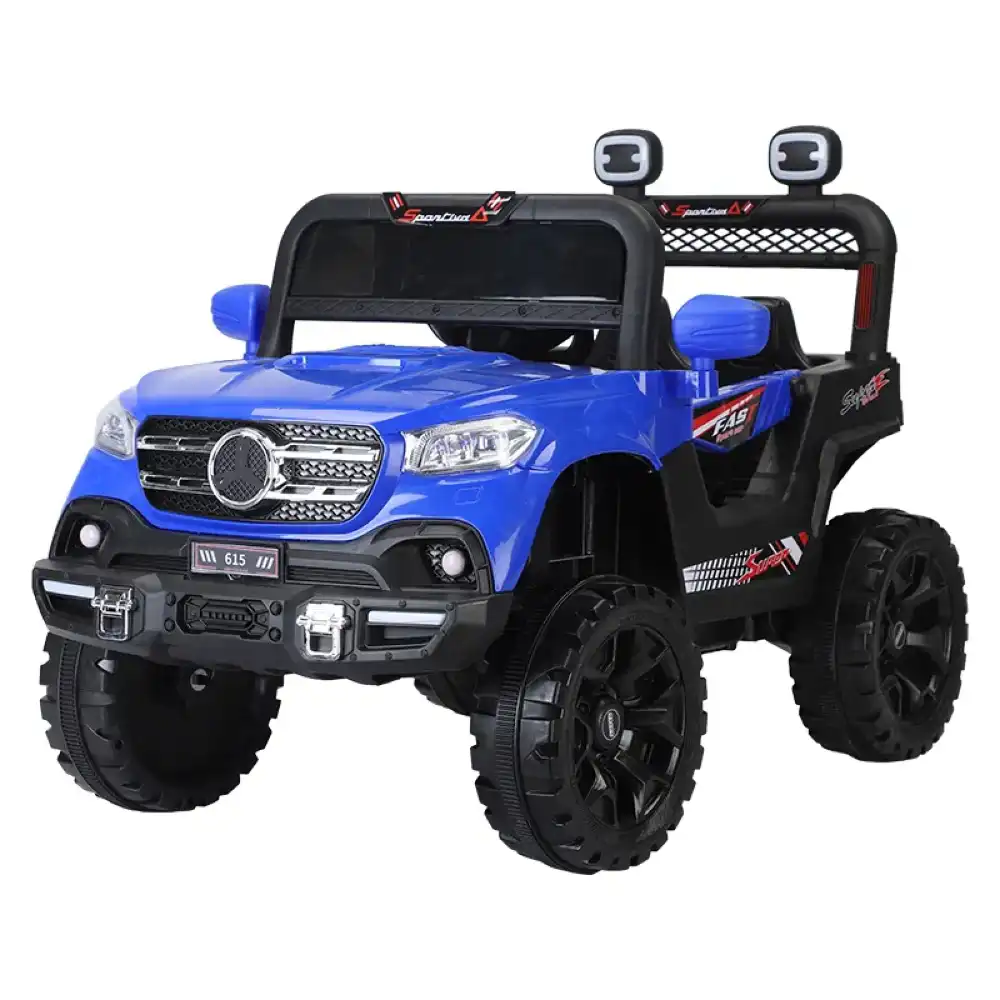 Mercedes GLS Electric Rides on Car for Kids with Remote Control - Blue - A615