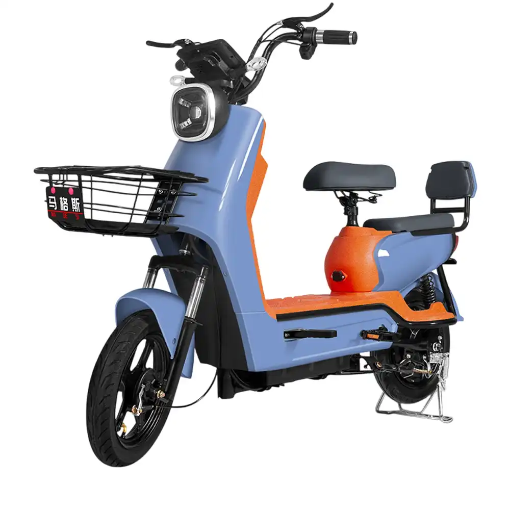 Shenniu Electric Ride-on Scooter 14 Inch Tires 48V 12A 350W - Blue - SHN-WS