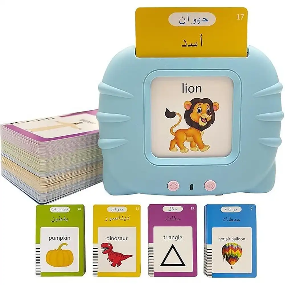 Early Educational Cards Reader Arabic & English - Blue - CR15