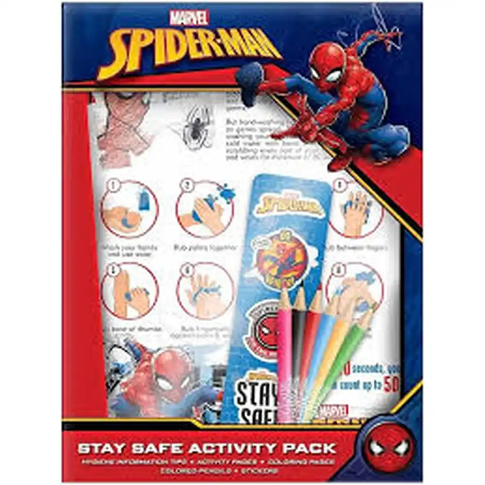 Marvel Spiderman Stay Safe Activity Pack - FKSP-SS01